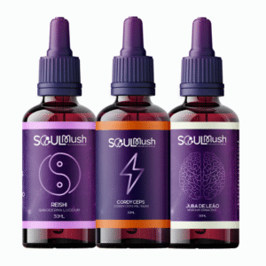 Kit 3 unidades de 30ml - Cordyceps + Juba de Leão + Reishi