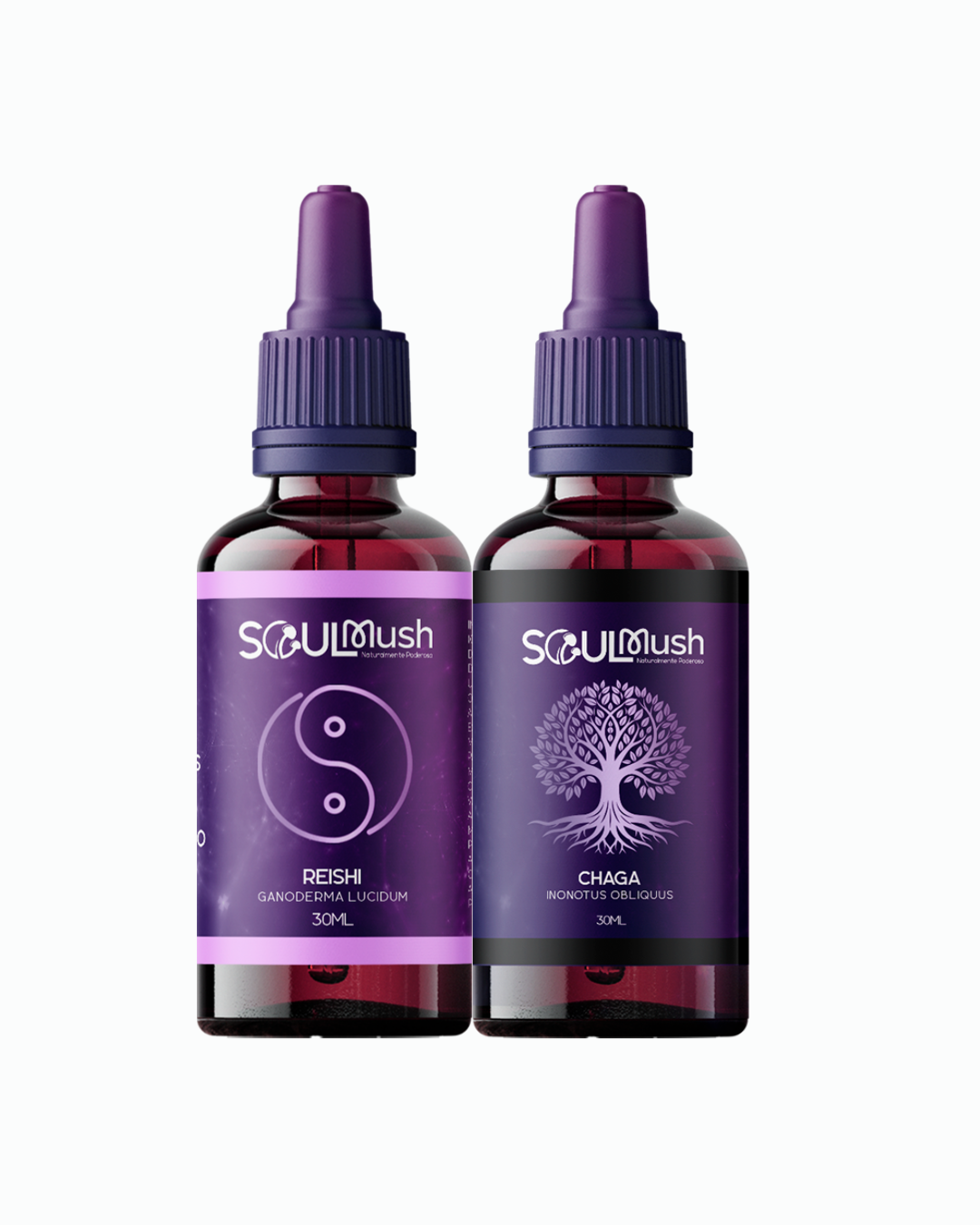 Kit 2 unidades de 30ml - Reishi + Chaga